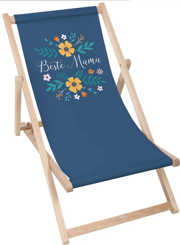 Lettino Dreamroots in Faggio Pieghevole: Sdraio Best Mum per Giardino