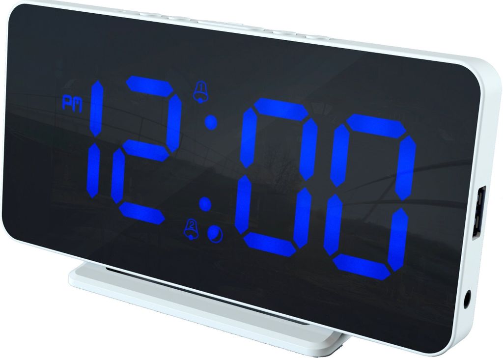 Caliber Slim-line Digitaler Wecker - Dualer Wecker - Großes Produktbild 