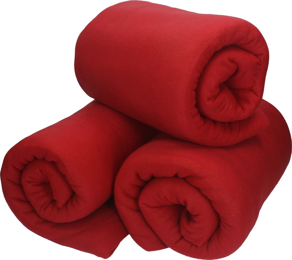 Betz 3 Stück Fleecedecke Kuscheldecke Wohndecke in Größe Produktbild 
