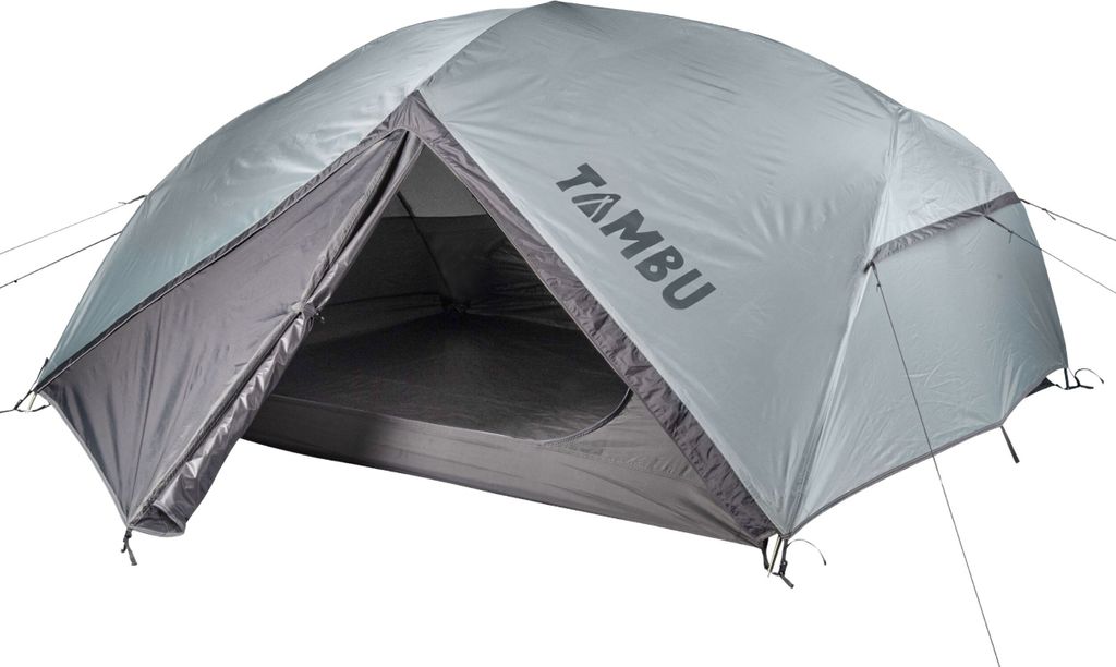 TAMBU Outdoor Camping Zelt für 2-3 Personen nachhaltiges Trekkingszelt wasserdicht aus recyceltem Material & ultraleicht