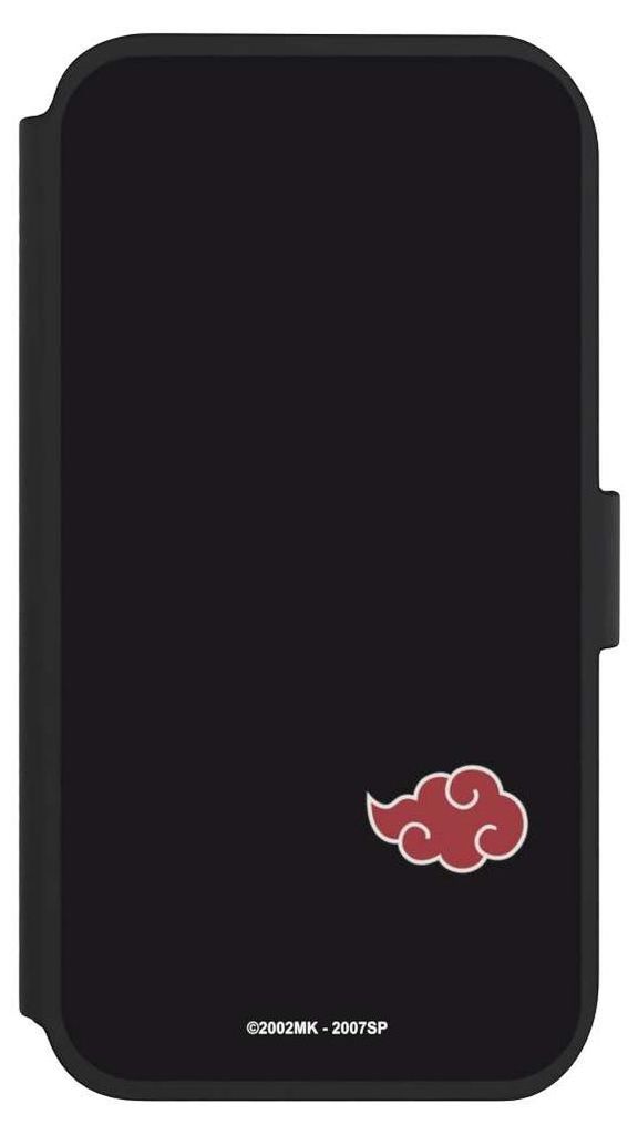 NIVOCASE Klapphülle für Apple iPhone 11 Handyhülle aus Kunst Leder NIVOflip schwarz Naruto Shippuden Offizielles Lizenzprodukt Akatsuki