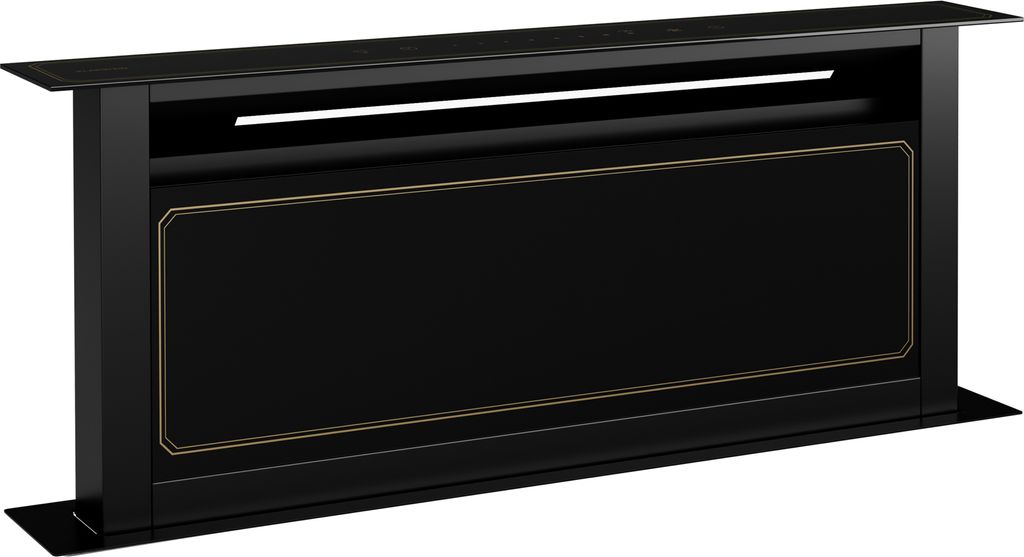 Klarstein Victoria Downdraft Dunstabzugshaube - , 720 m³/h Luftdurchsatz, Flüsterleise 52 dB, Touchscreen-Steuerung, Spülmaschinengeeignete Filt...