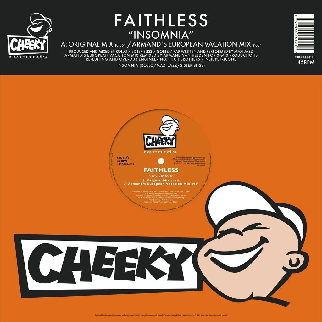 Faithless - Insomnia (Bio/Orange Coloured) (LP)