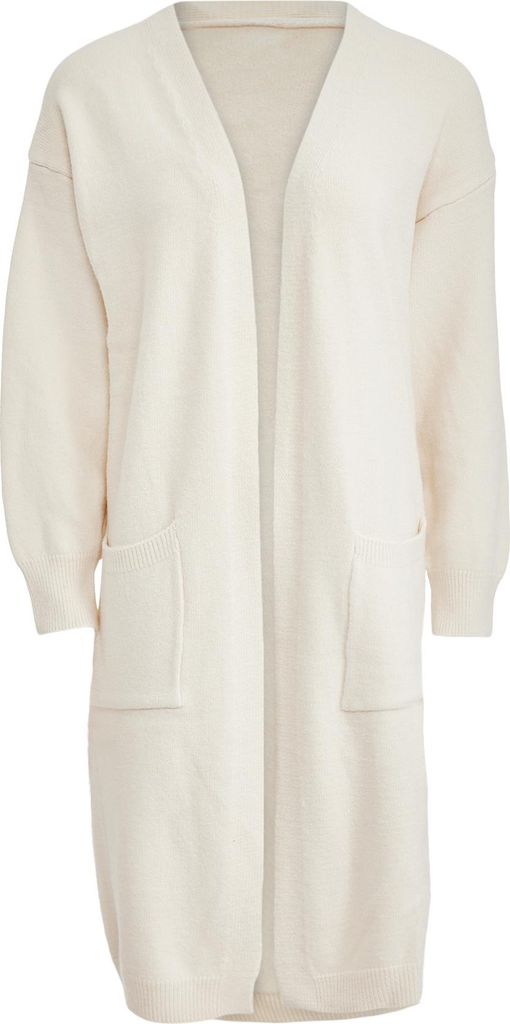 aleva damen strickjacke - wollweiss, M
