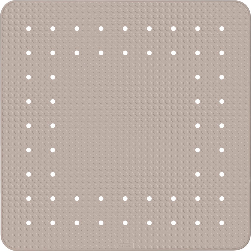 WENKO Duscheinlage Mod. Mirasol Taupe, 54 x 54 cm