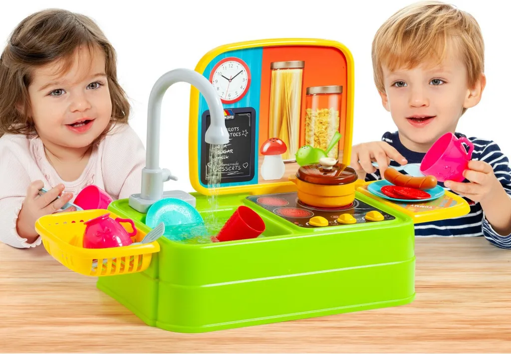 Cuisine de table avec véritable robinet d'eau pour enfant - Modèle 45cm - 2