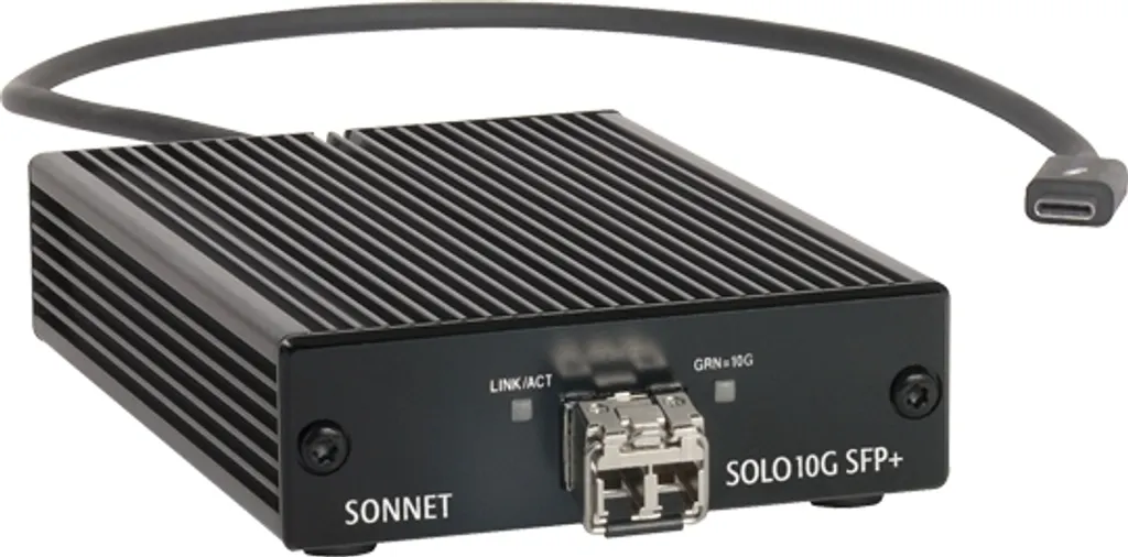 Sonnet Solo 10G SFP-T3 Adaptateur Thunderbolt 3 vers Ethernet 10Gb SFP+