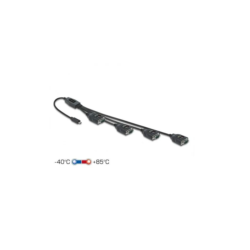 Connecter 4 Appareils RS-232 sur USB-C avec Protection ESD 15kV