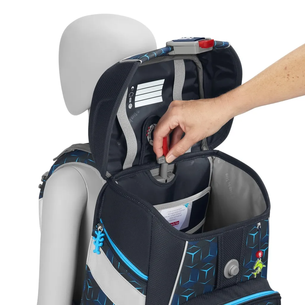 Cartable Scolaire CP CE1 Shark Dexter Step by Step SPACE SHINE 5 Pièces - 9
