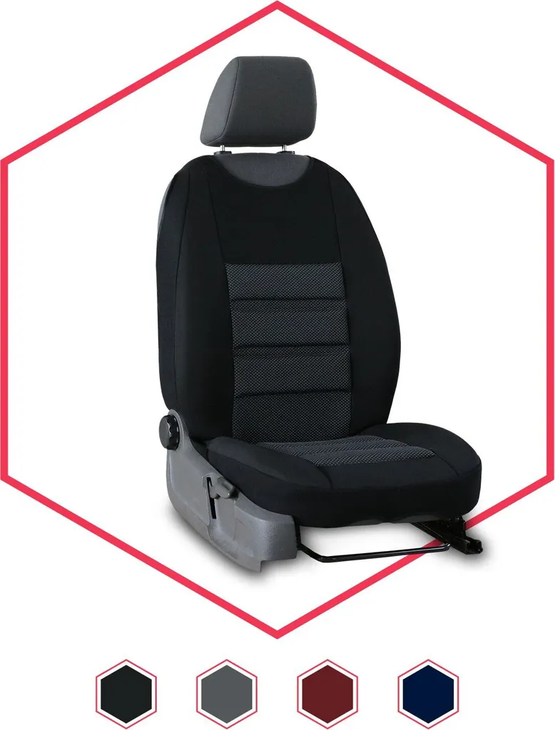 Coprisedile auto Cuscinetto universale per Volkswagen Tappetino nero impermeabile per sedili