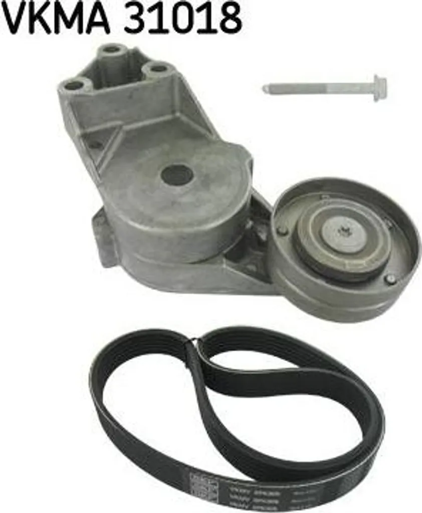 Kit Courroie Trapézoïdale SKF VKMA 31018 OE 038903137G pour Polo et Leon