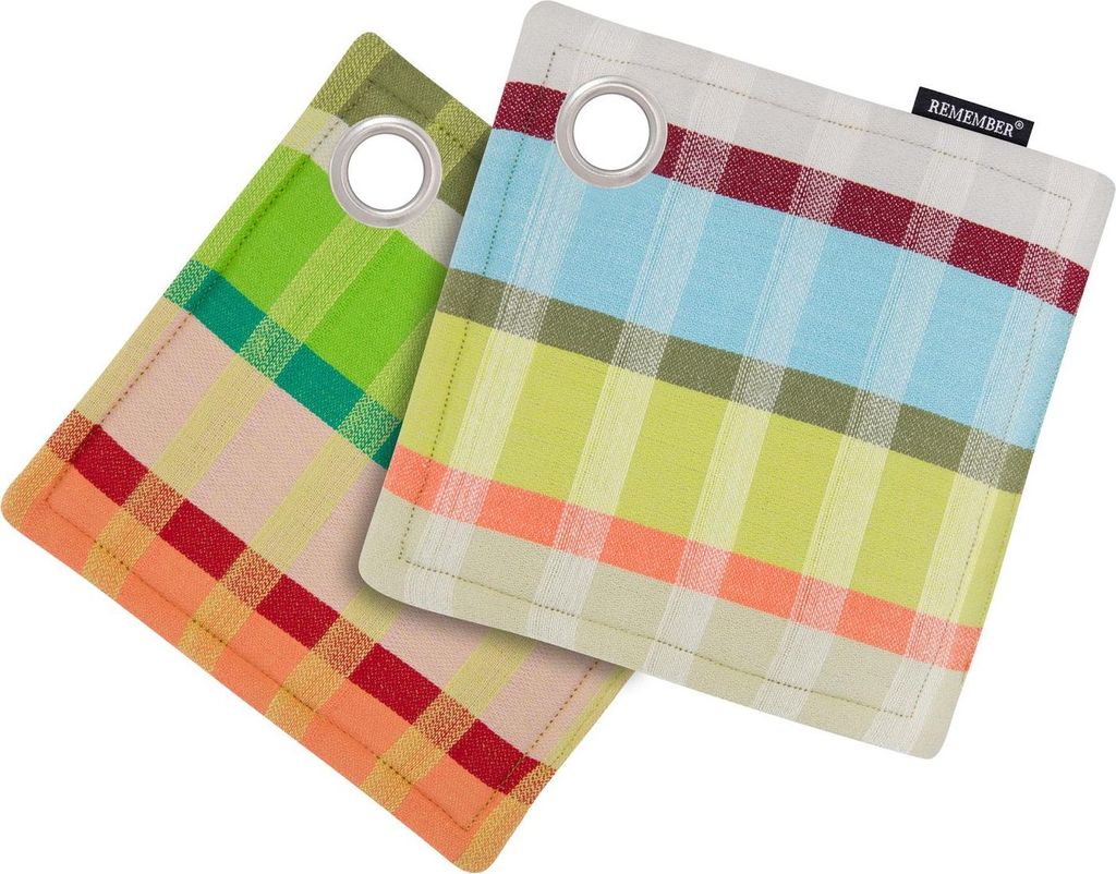 Remember 2-teiliges Topflappen Set in unterschiedlichen Produktbild 