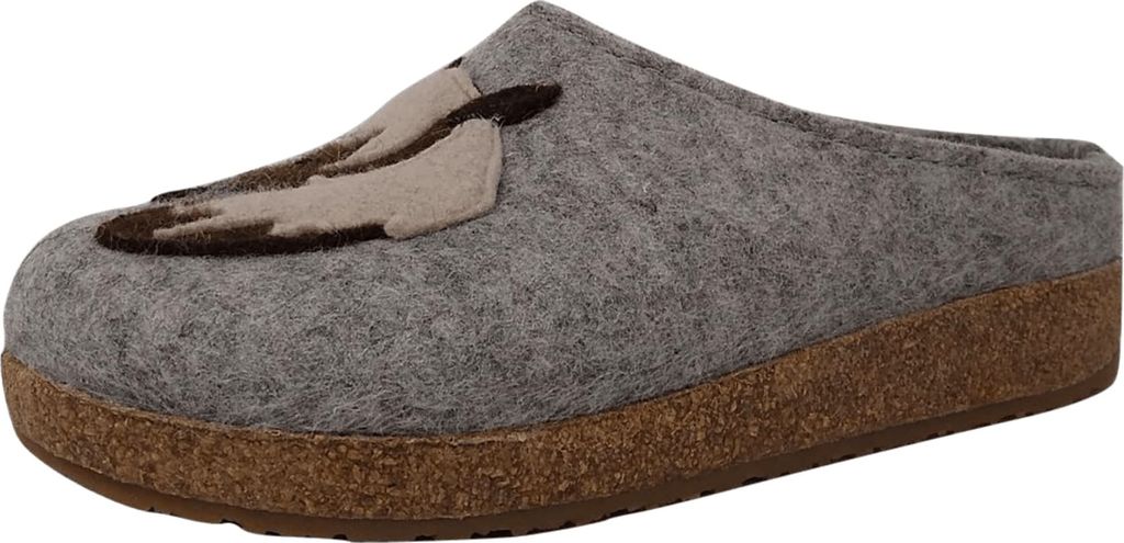 Haflinger Hausschuhe GRIZZLY Cavallo Damen 31343735313934 Grau 41 EU