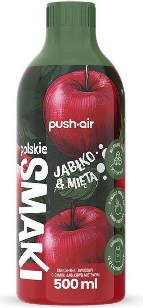 Sirop de pomme et de menthe pour machine à soda 500 ml - Image du produit 