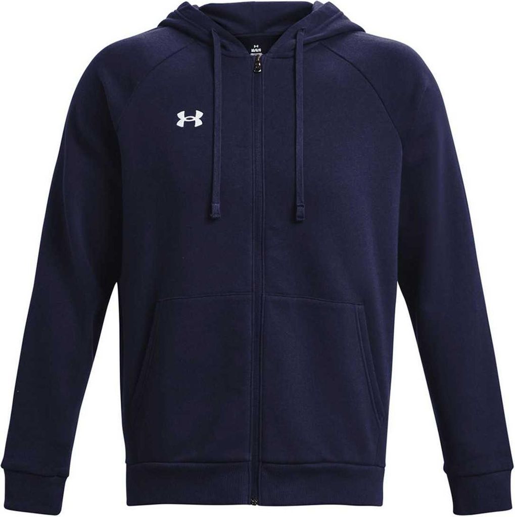 Under Armour - "Rival" Kapuzenpullover Durchgehender Reißverschluss für Herren/Damen Uni RW9514 (L) (Mitternachtsblau)