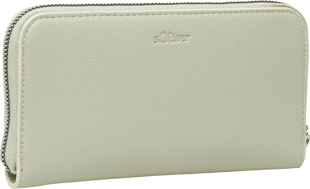 Idee Regalo: Portafoglio s.Oliver Zip Around Verde Cachi per Lei