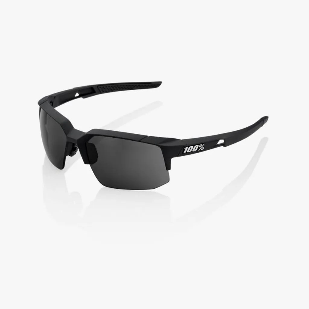 Lunettes de soleil cyclisme Speedcoupe 100% verres fumés monture noire