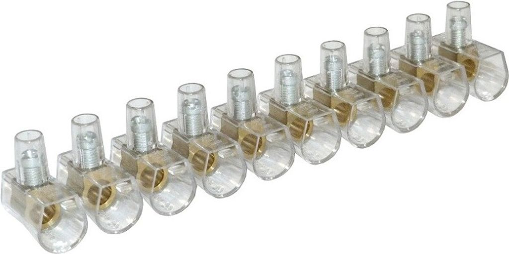 LÜSTERKLEMMEN 10P 10mm2 LÜSTERKLEMME Klemmleiste Klemme Verbindungsklemme 1.529 M-L 1671