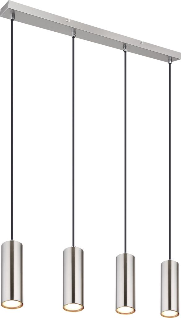 Globo Lighting|Hängeleuchte Metall Nickel matt, 4x GU10