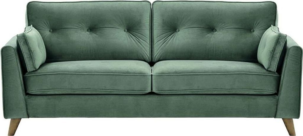 Dreisitzer-Sofa Magnus-Velluto 12-wax black