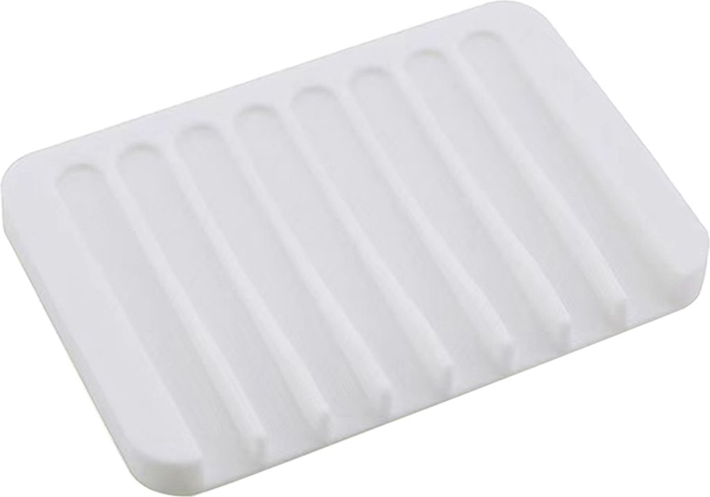 Seifenschale fürs Badezimmer, flexibel, rutschfest, schräg, schnelltrocknend, Entwässerung, Seifenschale für die Küche, verdrehsicherer Seifen...