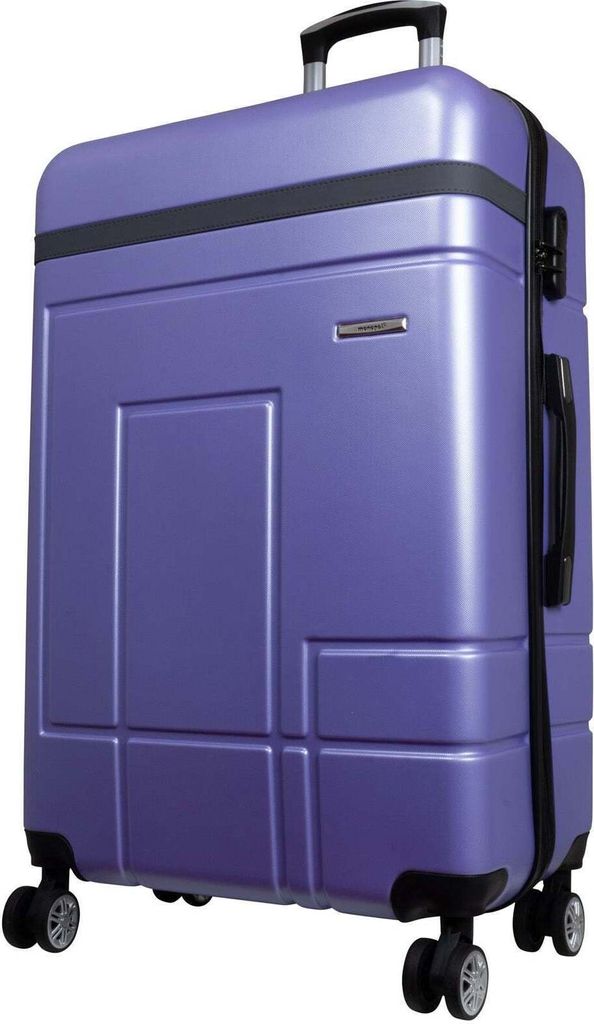 Großer Reisekoffer Genf 90L Hartschale Trolley ABS blau Produktbild 