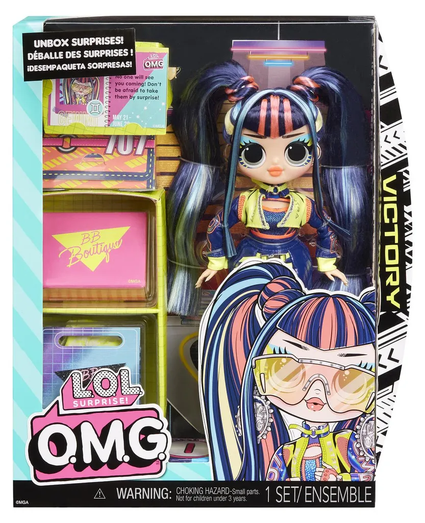Poupée L.O.L. Surprise OMG Victory 591504, habillage facile fille