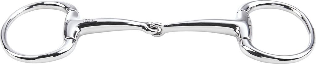 BUSSE Olivenkopfgebiss Einfach Gebrochen 14 mm Trense 12,5 cm