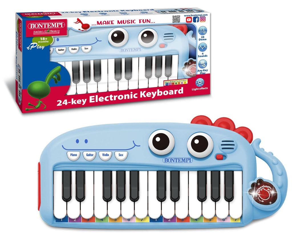 Bontempi 24 Key Electronic Keyboard - Assorted