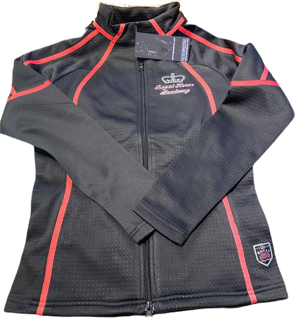 Harrys Horse Damen Trainingsjacke schwarz-pink Größe S