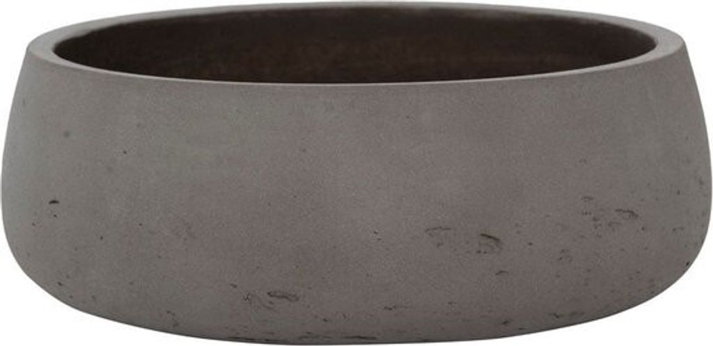 Pottery Pots Blumentopf Pflanzschale Mokka gewaschen-braun-grau D 19 cm H 11 cm