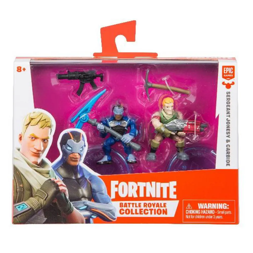 Figurines de Collection Fortnite Carbide et Sgt. Jonesey - Pack Duo