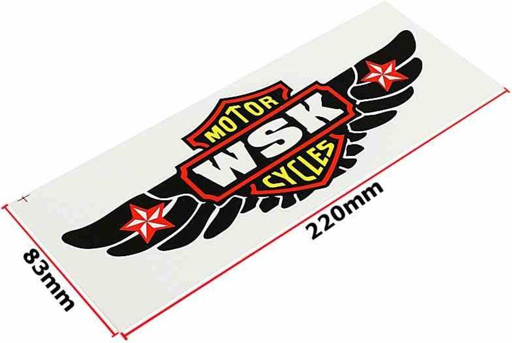 Wsk Motocykle Czarne Naklejki Cat-E Zdjęcie produktu 