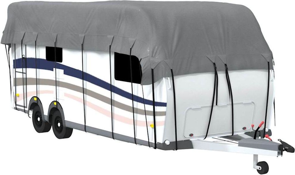 vidaXL Střešní plachta pro karavan šedá 800x300 cm netkaná Obrázek produktu 