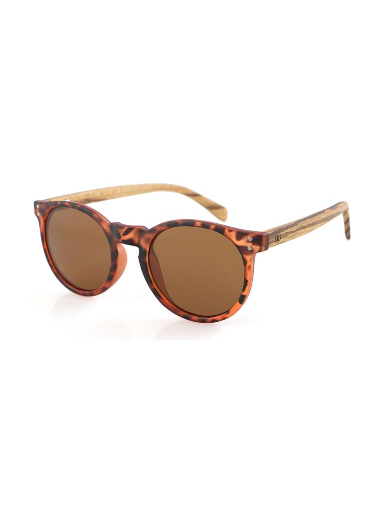 Wave Hawaii Sonnenbrille X-UP, Matte Tortoise PC + brown Wood WH1118