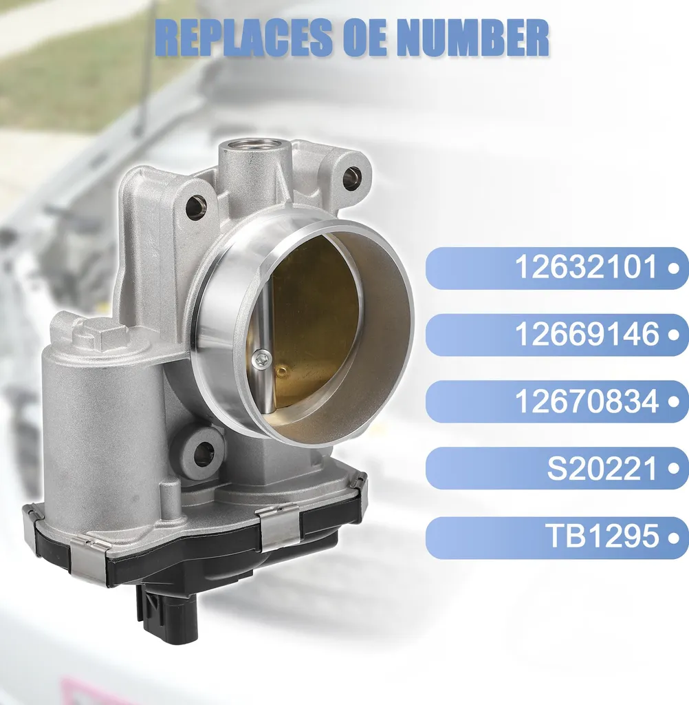 Boîtier Papillon 12632101 Anti Ralenti Instable pour Auto Buick