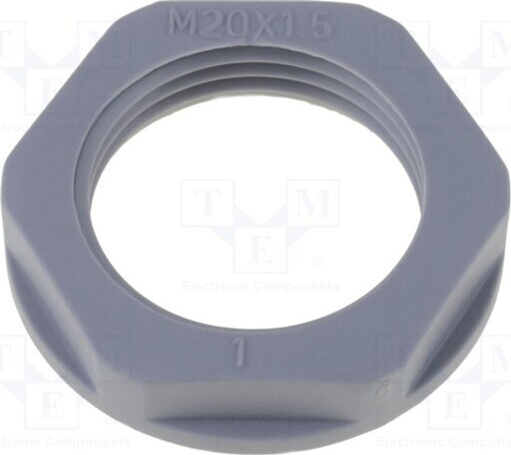 1x M25 -40÷100°C 32mm dunkelgrau Steigung: 1,5 KMK-PA RAL7001 M25 Verschraubung