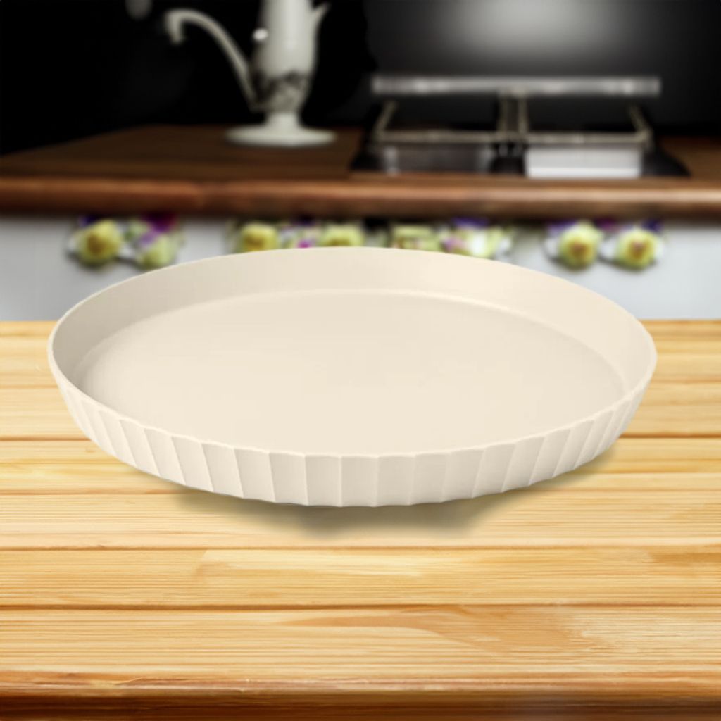Tarteform 30 cm Creme - Paestum Atena - Blim Plus