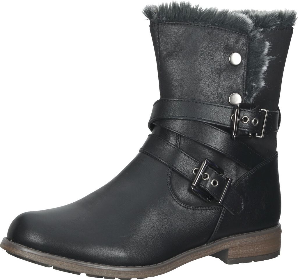 Fitters Footwear Stiefeletten in Übergrößen Schwarz 2374202 Nicole Black große Damenschuhe