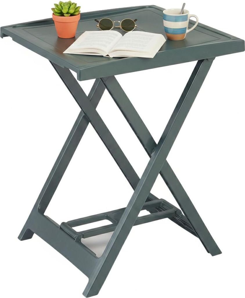Ohatchee - Outdoor Tisch, 60x47x65h cm Grün, 2 Sitzplätze Italy