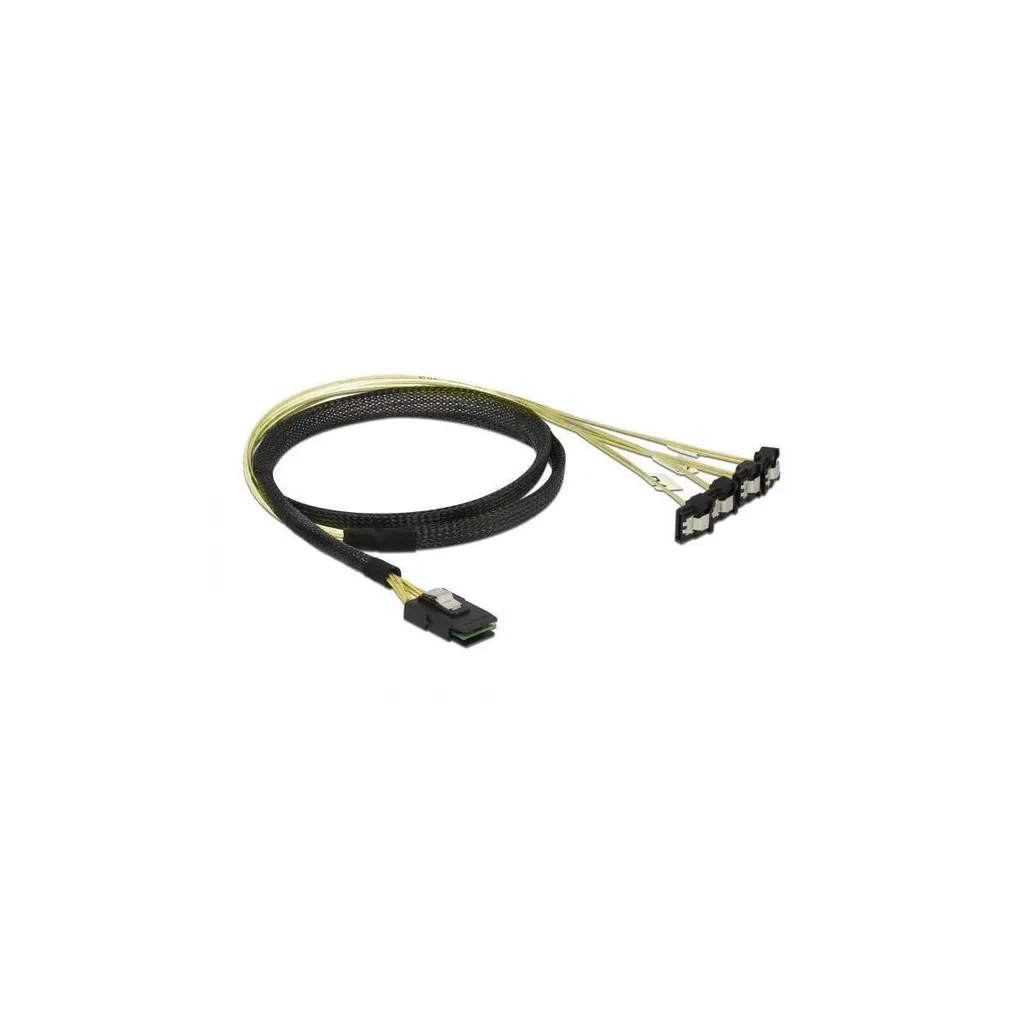 Câble de Données Interne Mini SAS vers 4 SATA pour Disque Dur 1m - 2