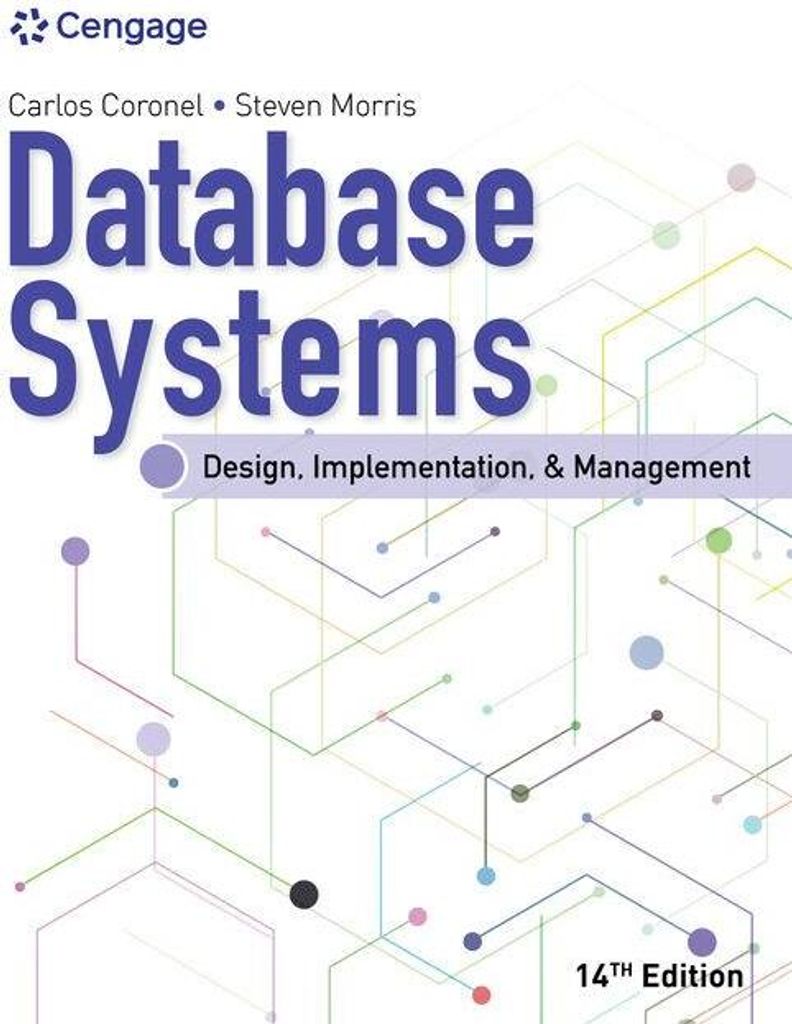 Database Systems: Design, Implementation, & Management