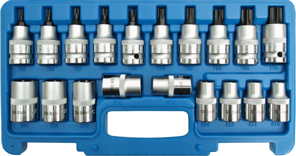 SW-Stahl Steckschlüsselsatz 04180L 270mm 157mm 55mm Produktbild 