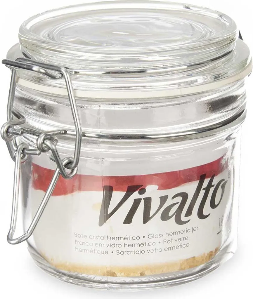 Vetro con coperchio a scatto, 250 ml