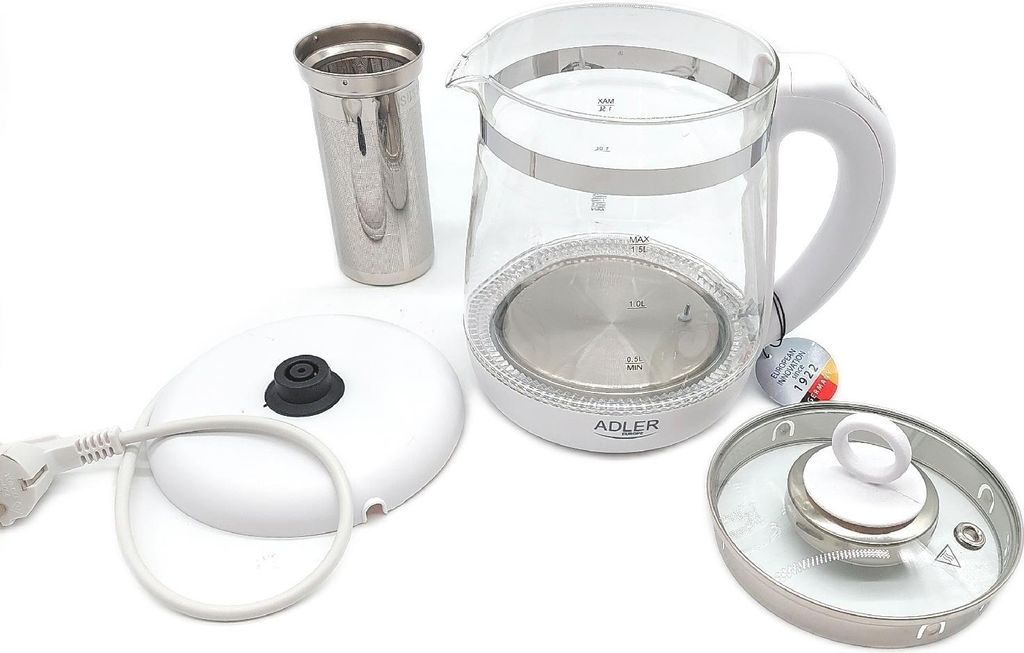 Bouilloire Electrique En Verre, Puissance De 2000W Kettle Ébullition Silencieuse D'une Capacité