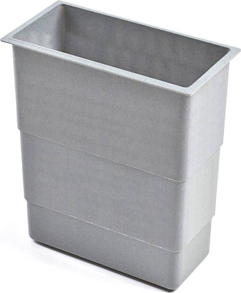 HAILO 1133079 Putzmittelkorb 4,1 Liter grau für Abfallsorter XXL / Ersatzeimer