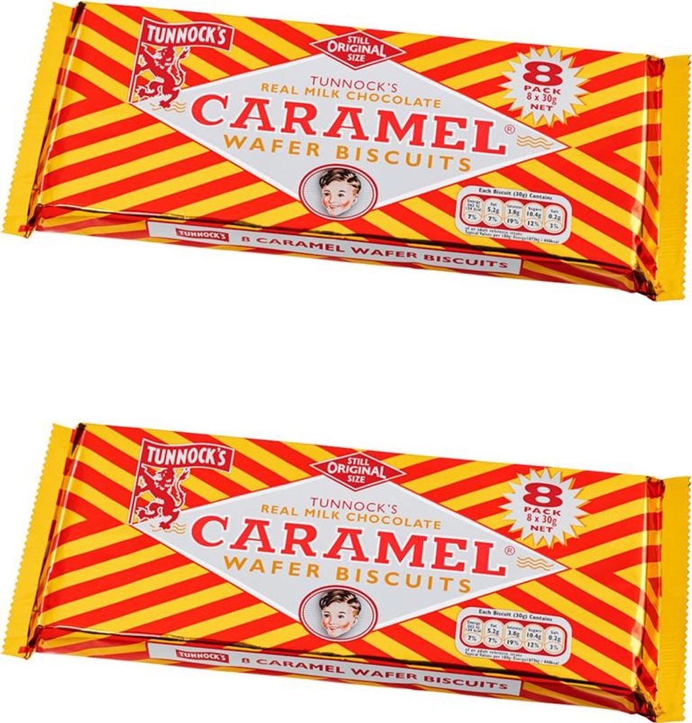 Tunnock's Englische Waffel-Riegel mit Karamellfüllung Produktbild 