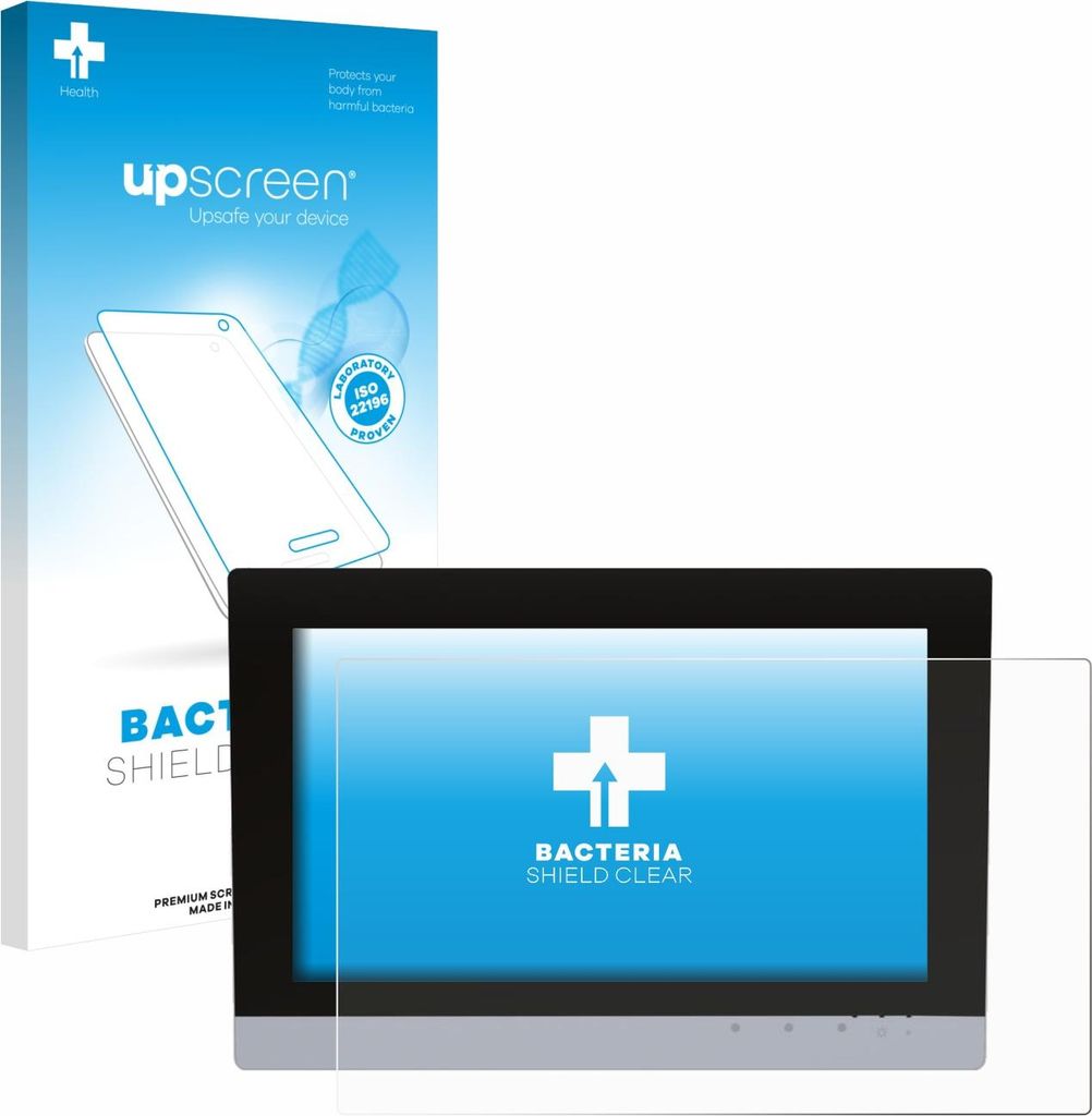 upscreen Schutzfolie für WAGO Visu Panel Touch Panel 600 Displayschutz Displayschutzfolie Folie Klar antibakteriell