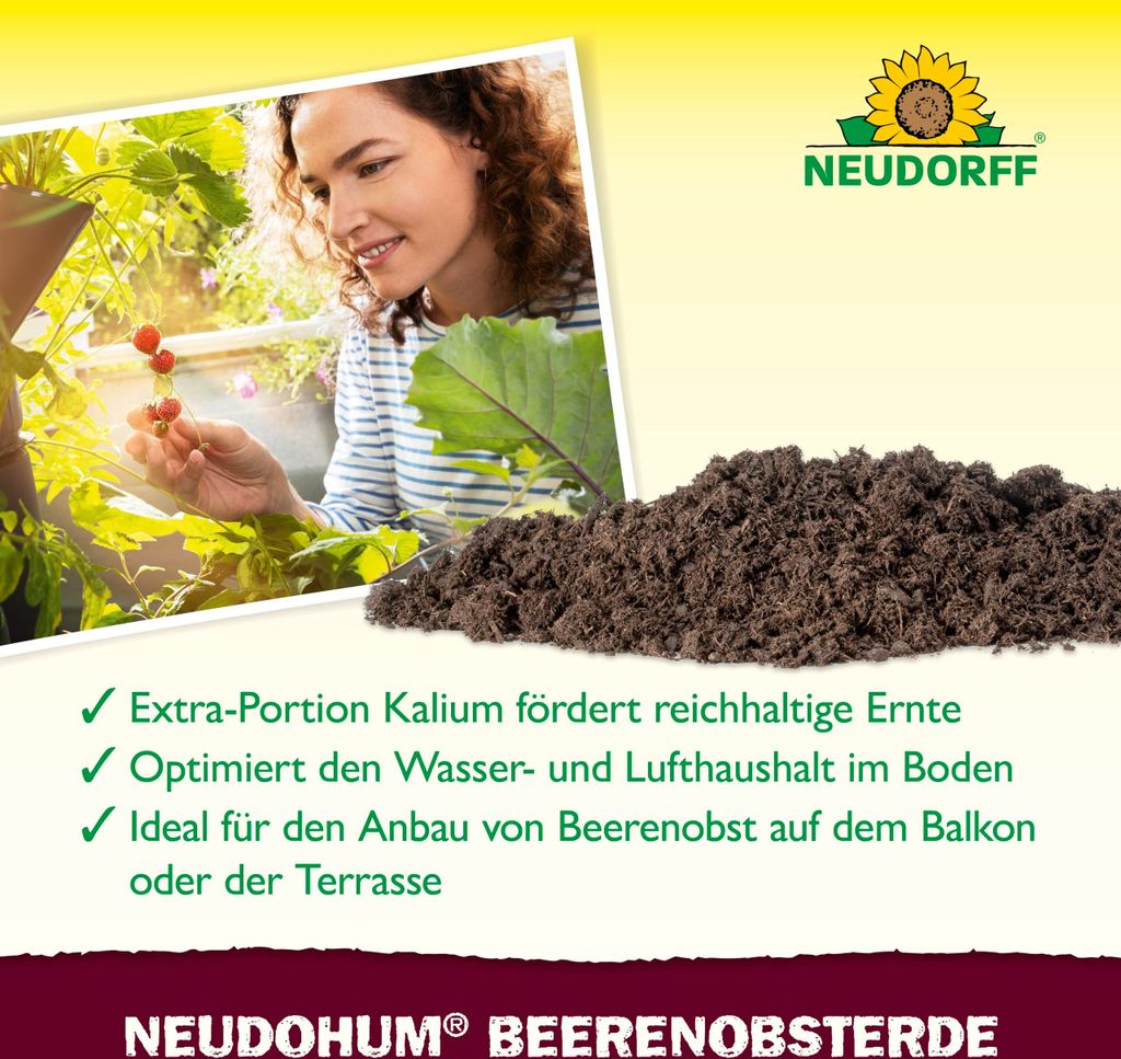 NEUDORFF® NeudoHum® Beerenobsterde 20 Liter Produktbild 12