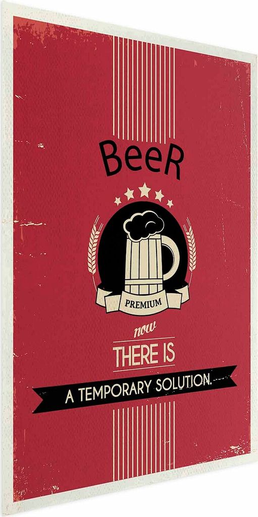 Posterpapier Poster - Premium Beer 21x30 cm Text m-C-0327-ao-a